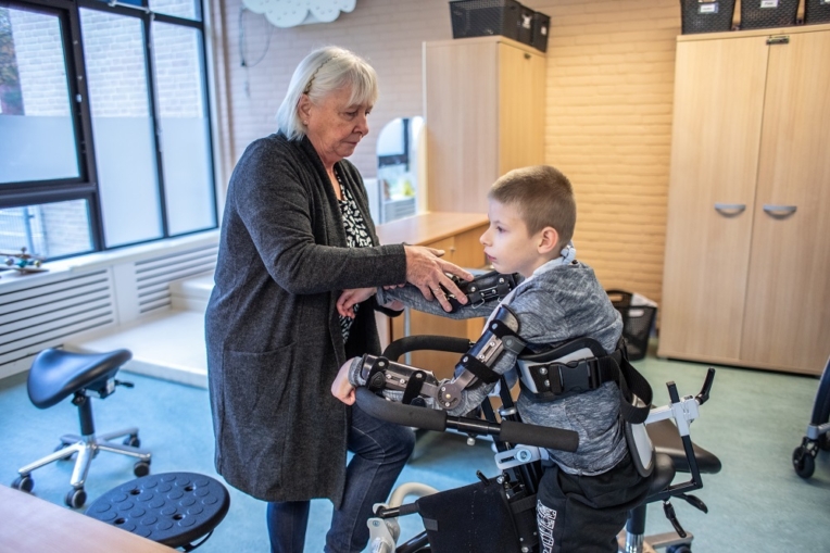 Binnen bij groep Vlinder