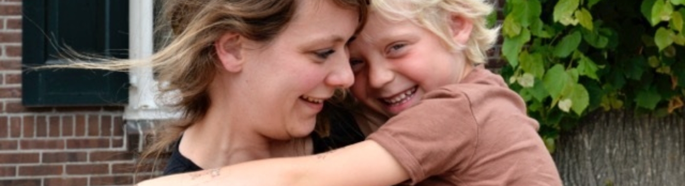 Marloes en haar zoon